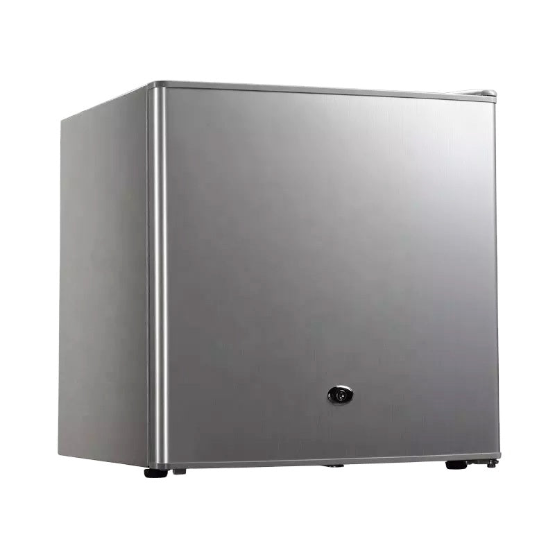 Mini Single Door Solar Fridge 6.35 Cu.ft 12V/24V DC Silver Solar Refrigerator