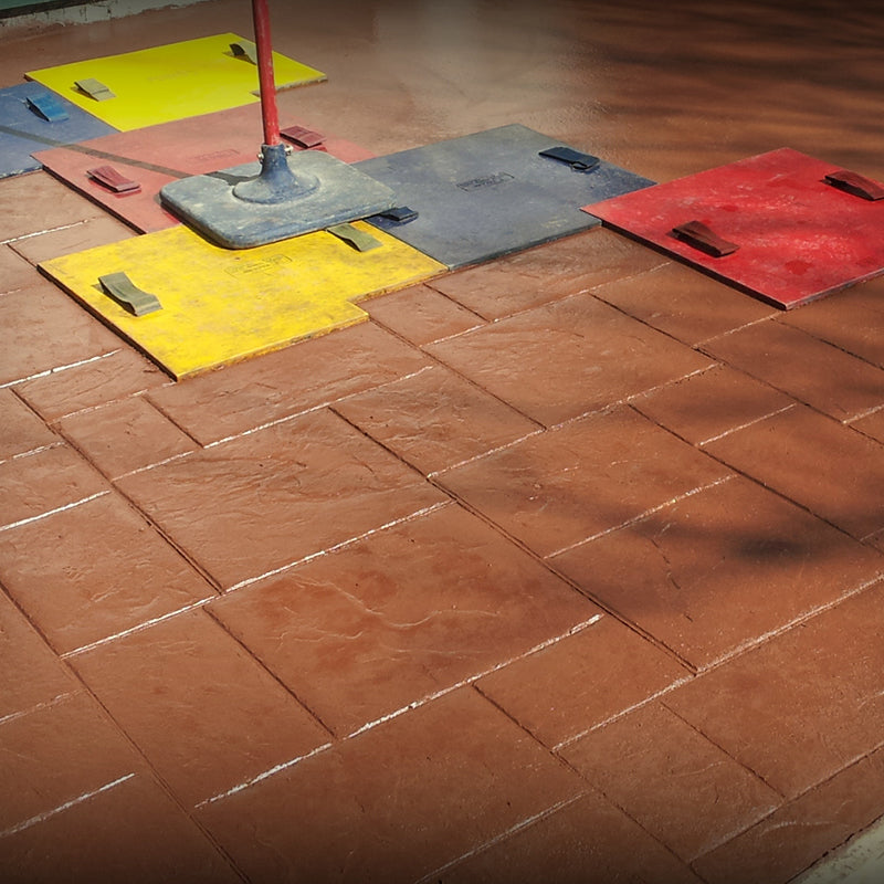 PU concrete stamp mat Rubber Molds for Stamped Concrete Paving Imprint