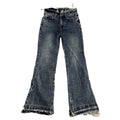 DENIMGUYS fashion denim streetwear jeans custom waist ripped distressed men flared jeans pants