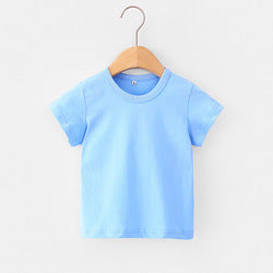 Cotton Comfort: Blank Plain Children's T-shirts for Every Occasion