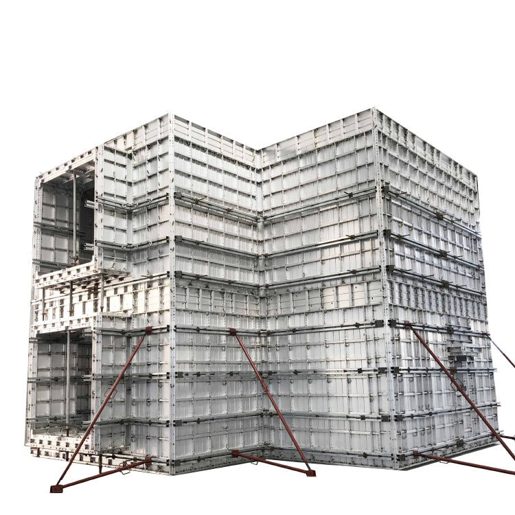 Aluminium alloy concrete forms wall panels formwork from Boyoun factory