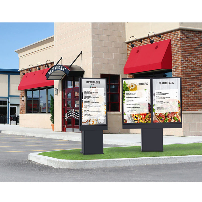 Outdoor Capacitive Advertising Tft Display Kiosk Waterproof Lcd Signage High Brightness Digital Display