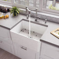 6533 Farmhouse Sink Deep Single Bowl 12l White Ceramic Porcelain Fireclay Apron Front Farmhouse Sink Kitchen Farm House Sink