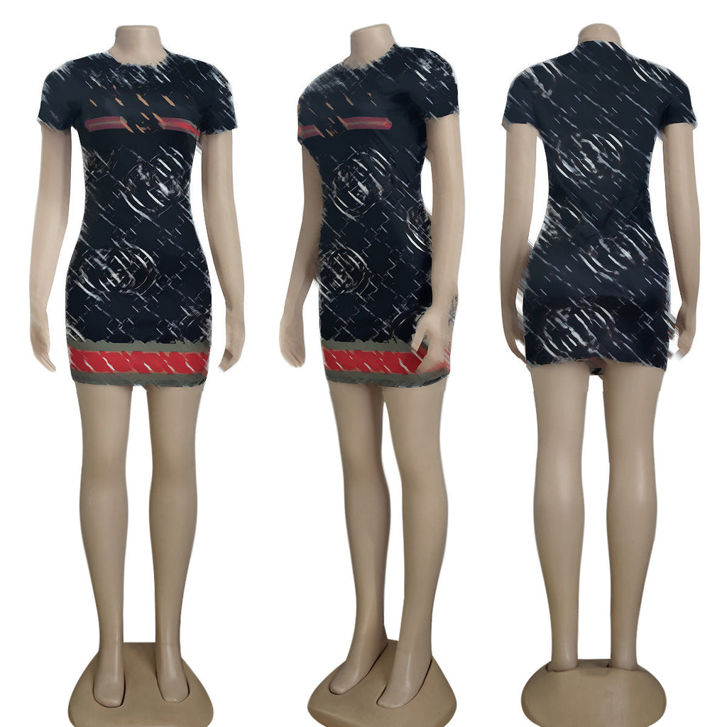 clothes 2023 summer floral printing maxi long designer dress famous luxury designer brand Clothing