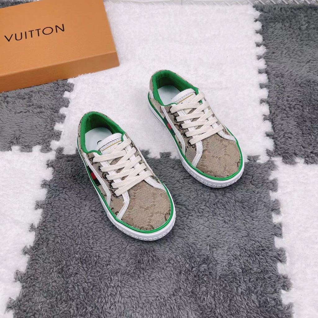 2022 new white kids shoes girls high-end boys