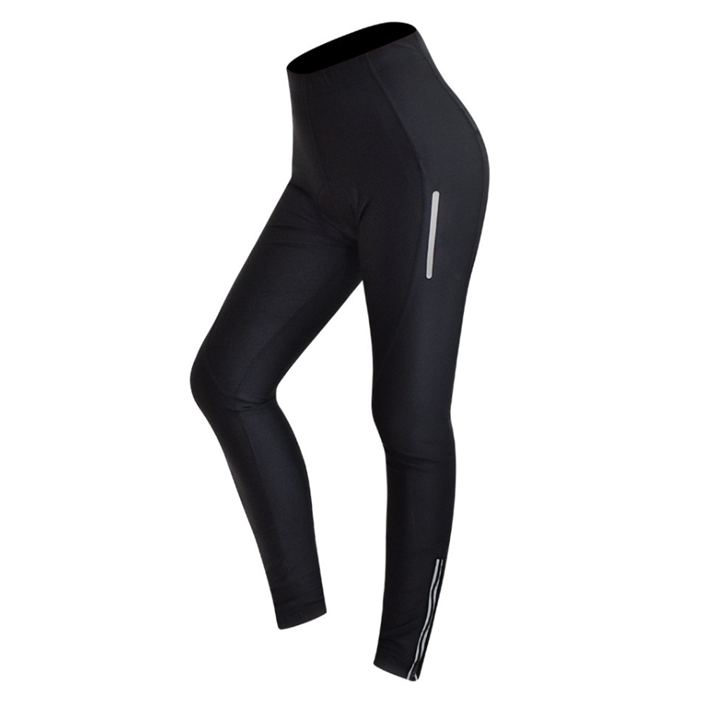 HOSTARON Cycling Long Pants For Women with 3D Padded Breathable Reflective MTB Biking Tights Bicycle Leggings Sports Trouser