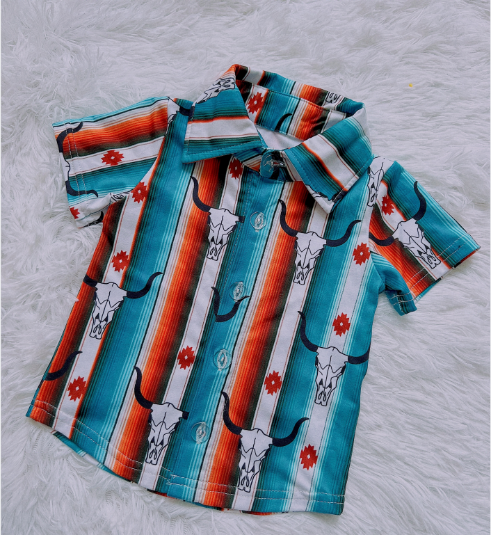 Cute Summer Cotton Kid Boy Shirts Little Bear Stripe Child Boys Shirts