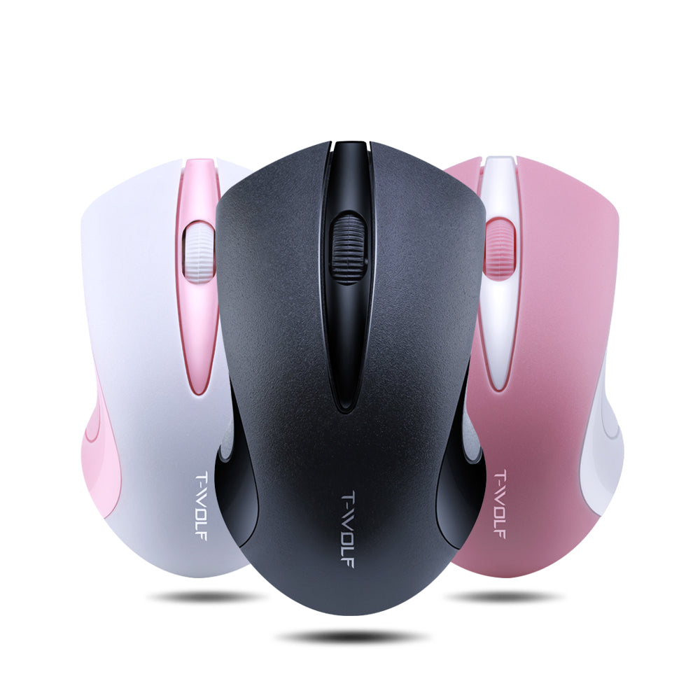Q2 wireless mouse  Wireless Mouse 2.4G Ergonomic Computer Mouse with USB Receiver