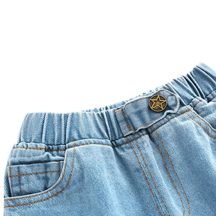 Simple Fashion Baby Boys pants jeans Cotton Jeans for Spring Children's Denim Trousers Kids Pants