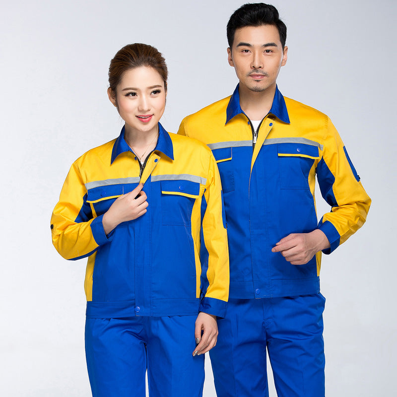 Customized workshop auto repair site engineering workers' short-sleeved men's and women's universal work suit