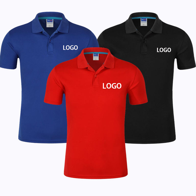 Cheap Blank Red Quick Dry Sports Men Polo Shirts Print Polo t Shirts Plain Custom Polo Shirts Mens