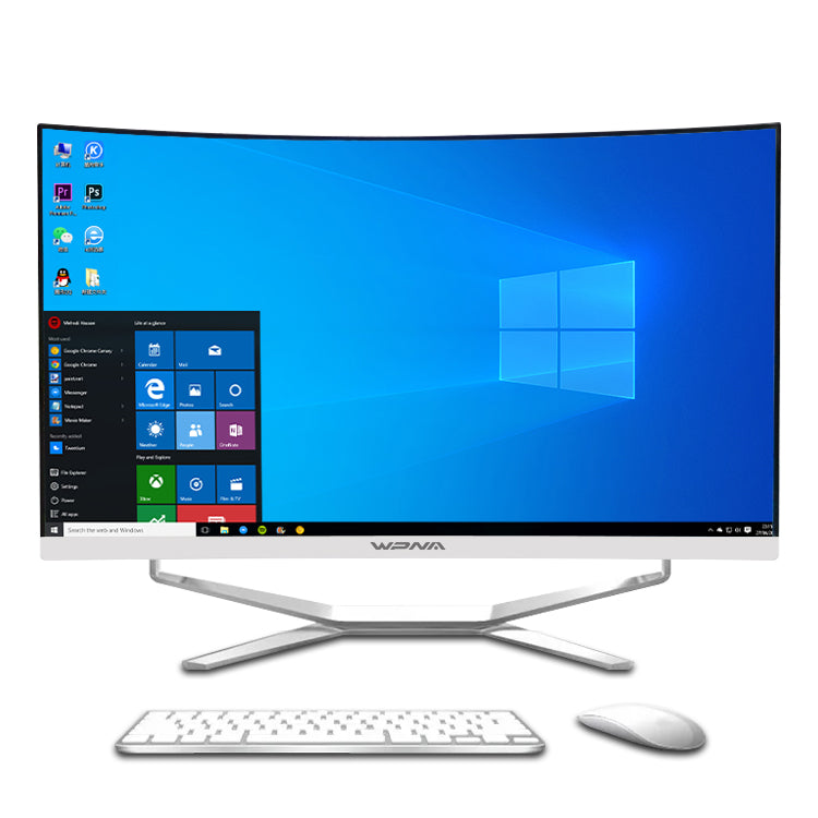 27''Inch Curved 8gb16gb32gb Ram 512 gb ssd core I7 I5 I3 Processor All In One Computer Desktop All In One Pc For Supermarket