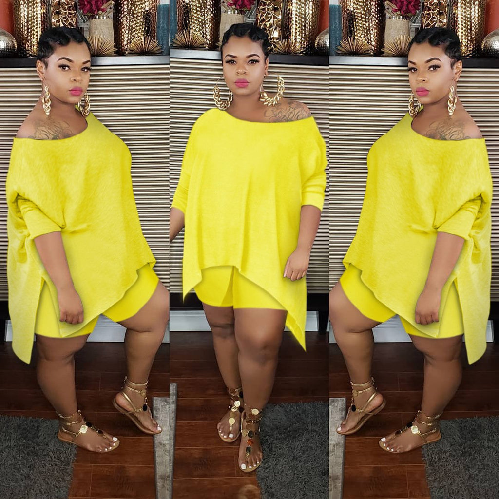 plus size two piece set women bikershorts set 2pcs summer clothing sets plain color size 4xl 5xl suits tracksuits