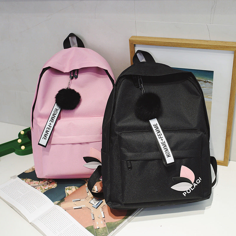 Small Fresh Travel Solid Color Backpack Student Girl School Bags For Teenage College Wind Women Schoolbag Cheap Backpacks