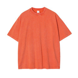 High Quality 100 Cotton Acid Wash 250Gsm Heavyweight Vintage Men T Shirt Custom Blank Vintage T Shirt
