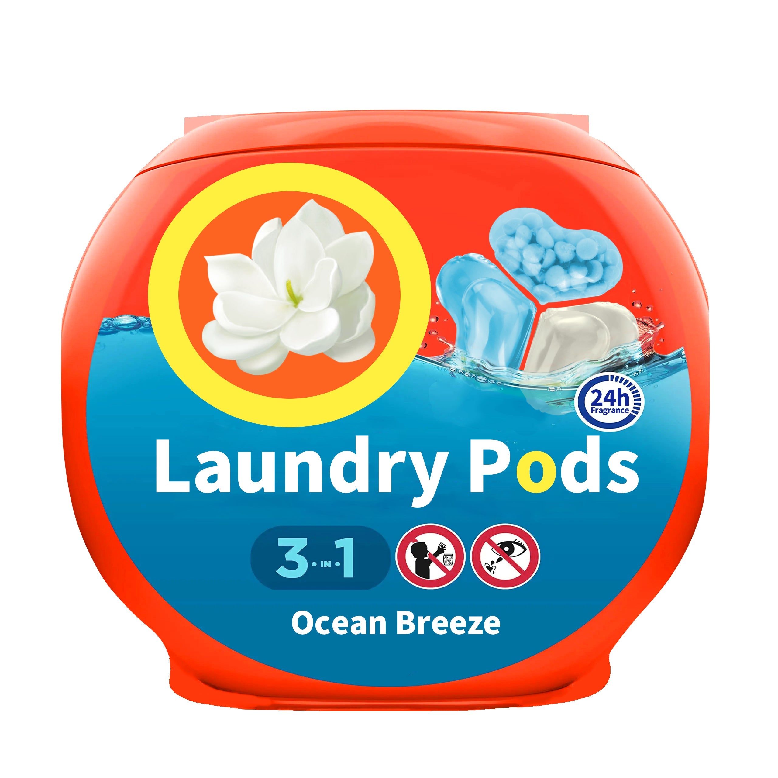 OEM 3 in 1 Laundry pods Laundry beads washing powder detergent washing machine cleaning product Household Chemicals