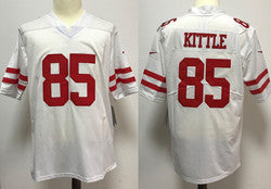 Embroidery American Football Jerseys Custom San Francisco 17 Sanders 19 Samuel 80 Rice 85 George Kittle Stitched Sports Jersey