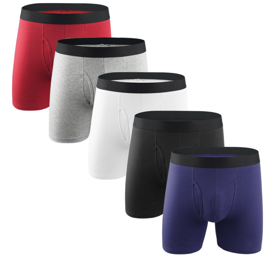 Men Panties Men's Long Leg Boxer Cotton Man Underwear Underpants Boxer Breathable Shorts European Size