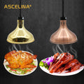 Heat Lamp 250W Electric heat lamp food heat preservation Pendant Light adjustable kitchen fixtures Restaurant hanging lights