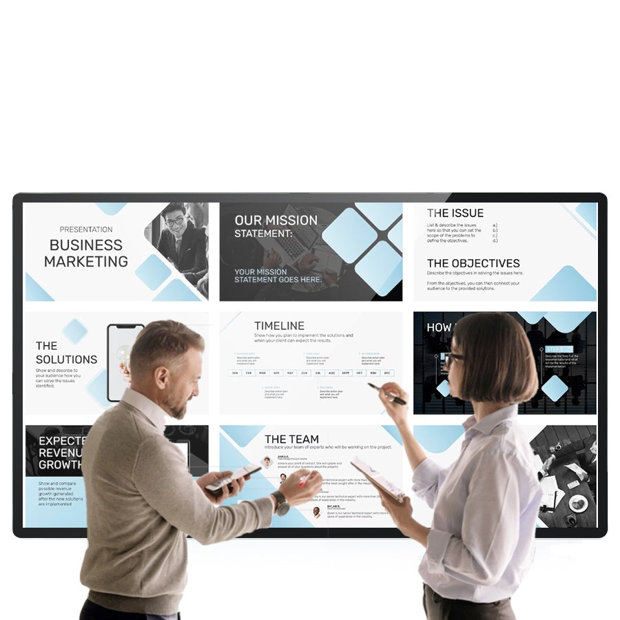 Hot Selling WIFI Connection Interactive LCD Monitor Display PC 43 55 65 inch Capacitive Touch Screen All in One Computer