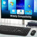 best seller wireless keyboard and mouse set  office set computer 2.4g keyboard and mouse