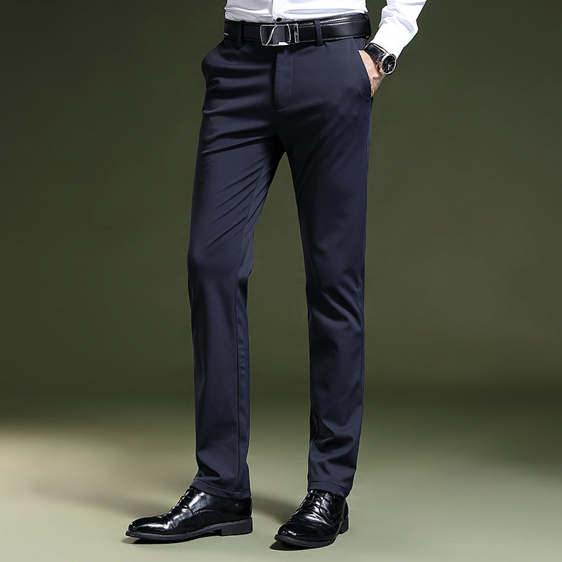 2023 new arrival Men Pants business casual high rebound easy-care upmarket fashion pant