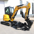 Earth-Moving machinery 3 ton mini excavator small digger escavatore crawler excavator machine mini excavator 3.5 ton for sale