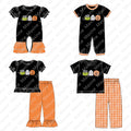 2023 Halloween kids clothing Fall Short Sleeves shirt & pants sets Baby Boy Clothes