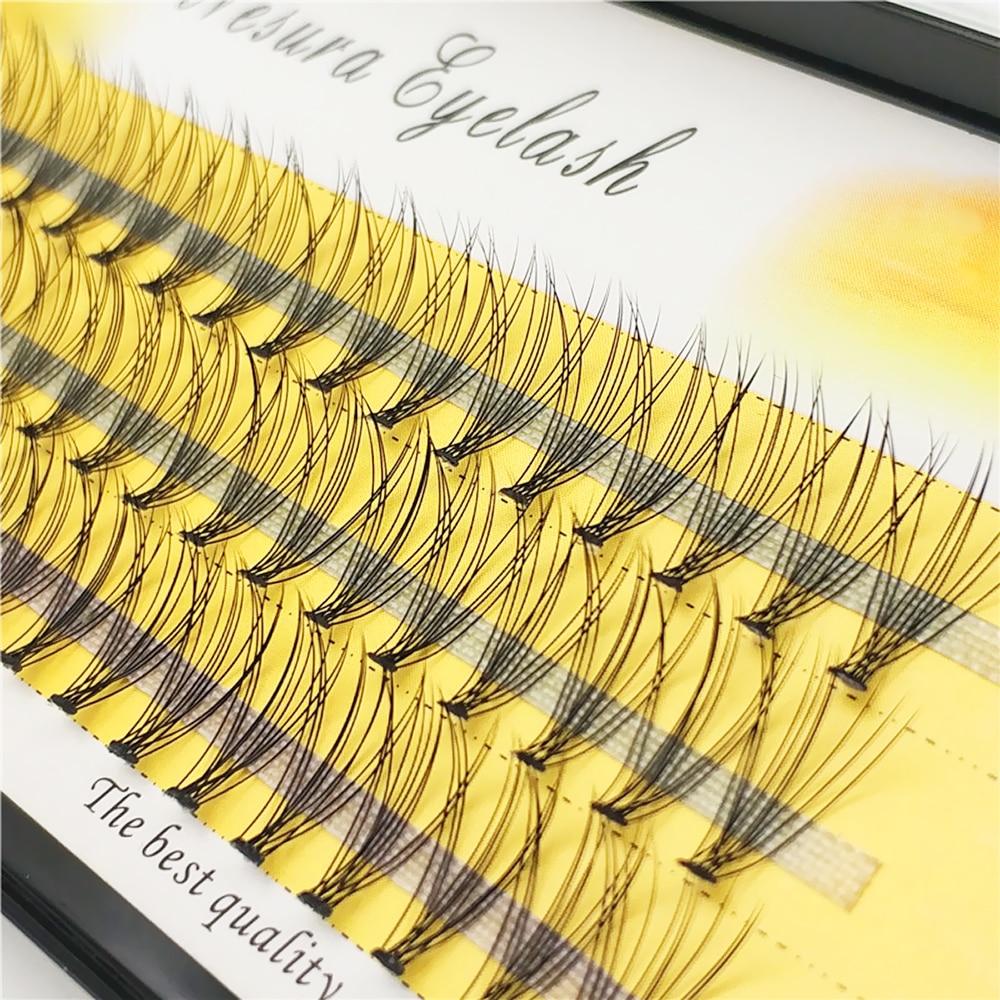 1box big capacity 60 bundles 6d 10d eyelash extensions 0 1mm thickness true mink strip eyelashes individual lashes natural style 1