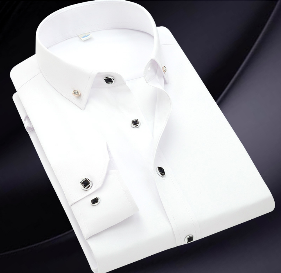 Men's Shirts Manufacturer Custom Made Wholesale Business Shirts  For Men Long Sleeve Custom White Latest Dress Shirt