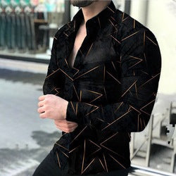 custom silk slim men tee dress shirts casual clothes long sleeve printing shirts for mens fashion shirts