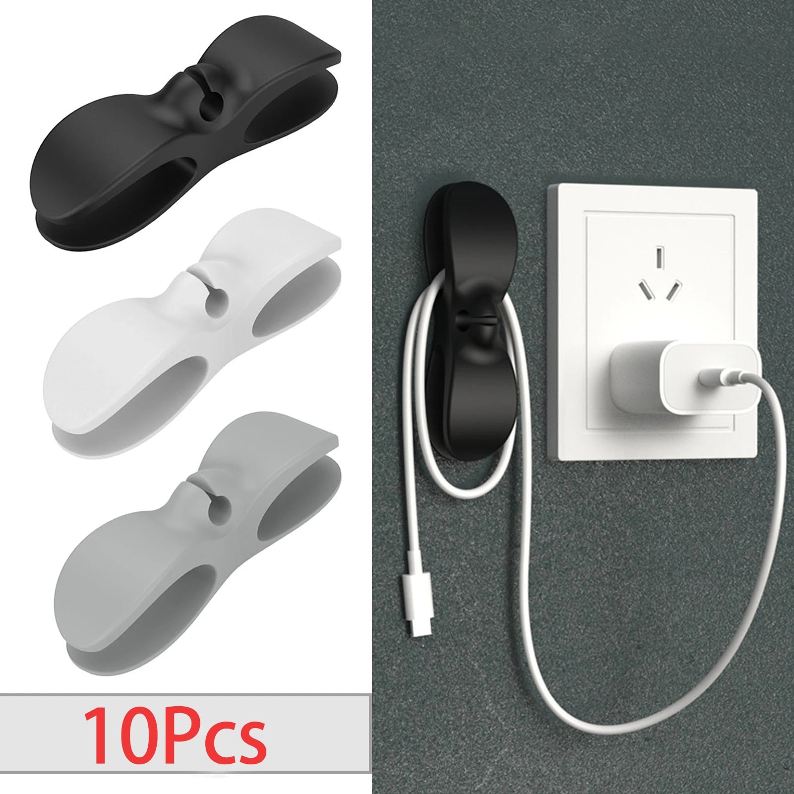 Kitchen Appliance Cord Winder Universal Self Adhesive Power Cord Organizer For Appliance Cable Management Cord Rack Neat Wrap