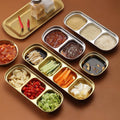 Kitchen Seasoning Dish Hot Pot Dipping Bowl Soy Sauce Dish Barbecue Snack Plate Dinner Table Side Plate Condiment Plate New