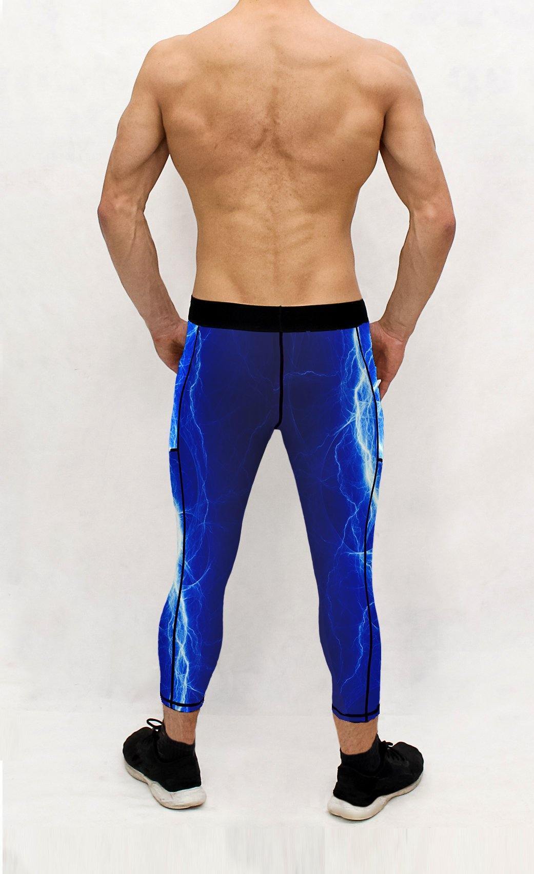 mens blue lightning