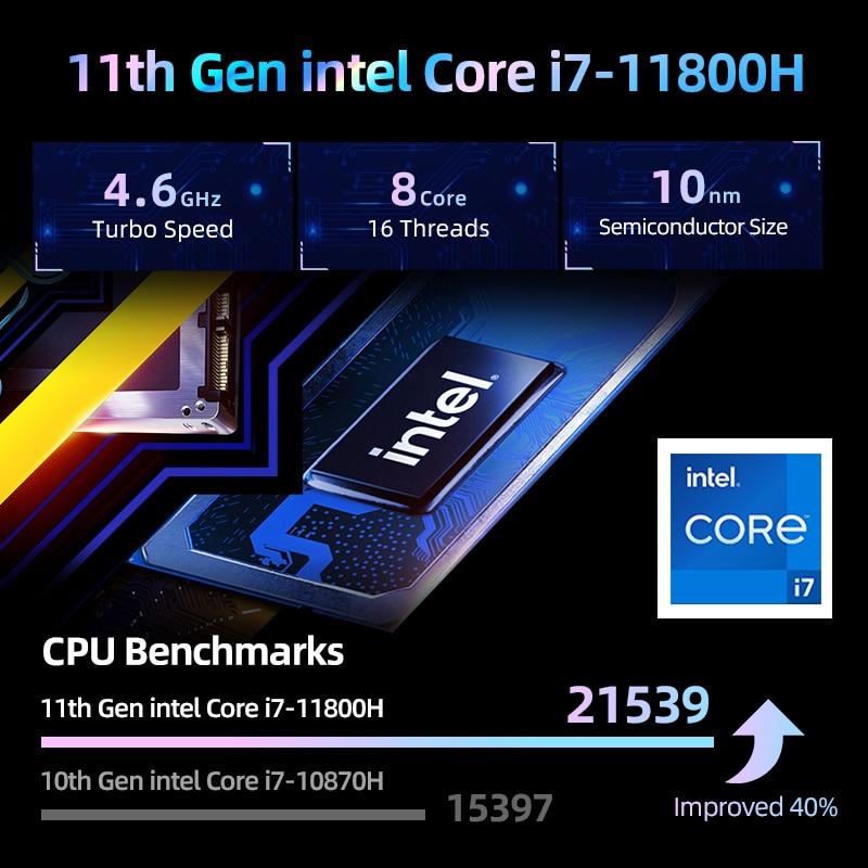machenike t58 rtx3060 gaming laptop i7 11800h 16g 512g ssd 144hz 15 6 wifi 6 backlit keyboard notebook computer windows 10 laptops