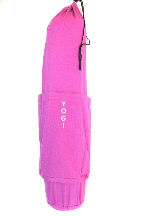 yoga bag omsutra slogan mat bag