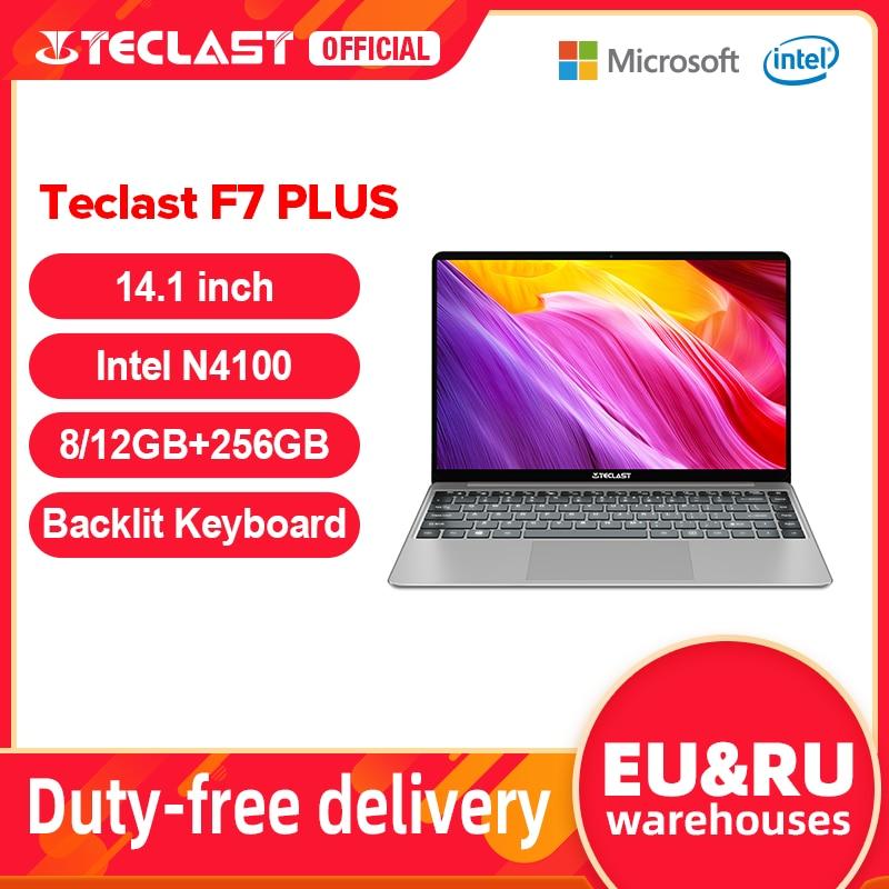 teclast f7 plus 3 laptop 14 1 1920 x 1080 8gb ram 256gb ssd intel gemini lake n4120 windows 10 dual band wi fi notebook usb 3 0 laptops 1