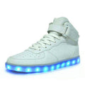 New Arrival Led Glowing Flashing PU Shoes Rechargeable Party Shoes