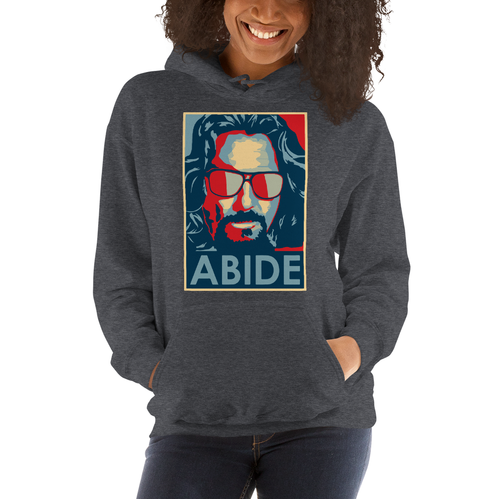big lebowski abide hope style artwork unisex hoodie