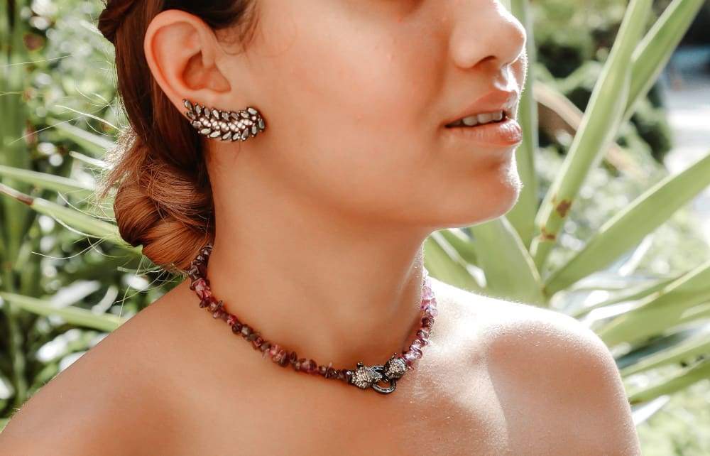 make your own gemstone choker necklace