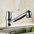 griferia para lavabo Short pull-out chrome under-counter basin toilet basin faucet shower washbasin stretch mixing switch