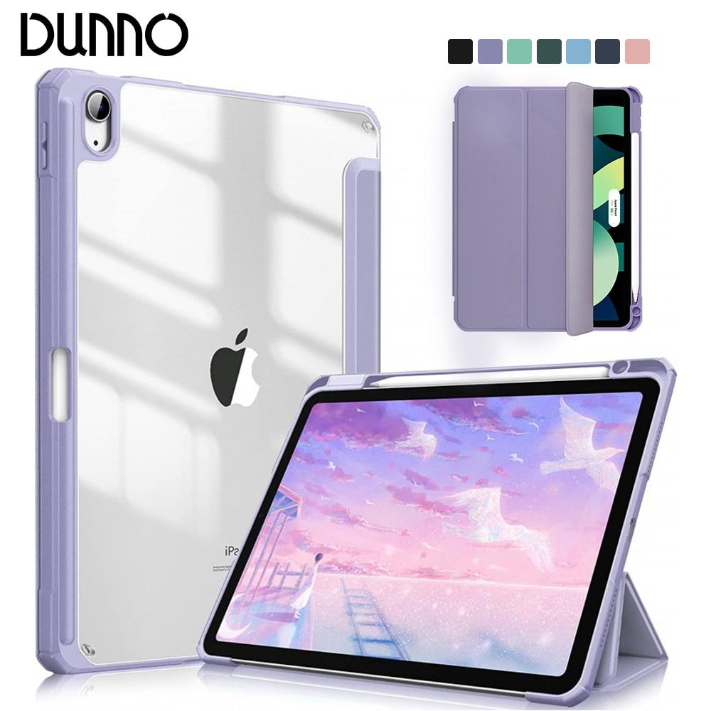 ipad case for 2021 mini 6 pro 11 9th generation case 10 2 2018 9 7 5 6th air 2 3 4 10 5 10 9 pu silicon transparent cover funda tablets e books case