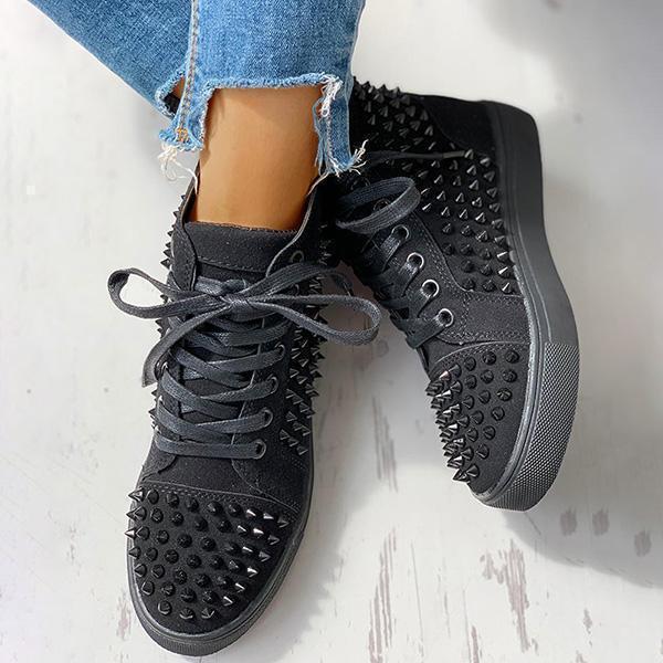 rivet high top womens shoes