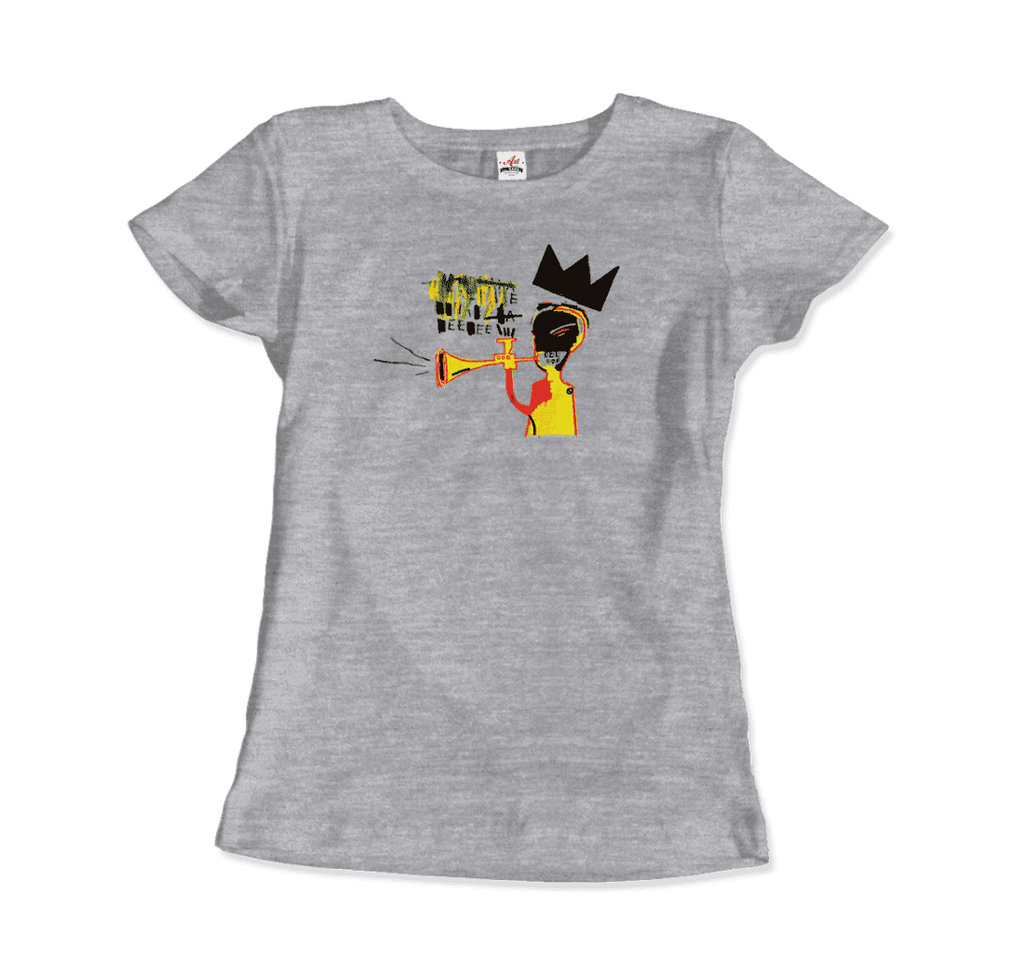 jean michel basquiat trumpet 1984 artwork t shirt art o rama