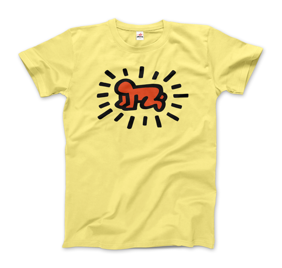 keith haring heart of men icon series street art t shirt