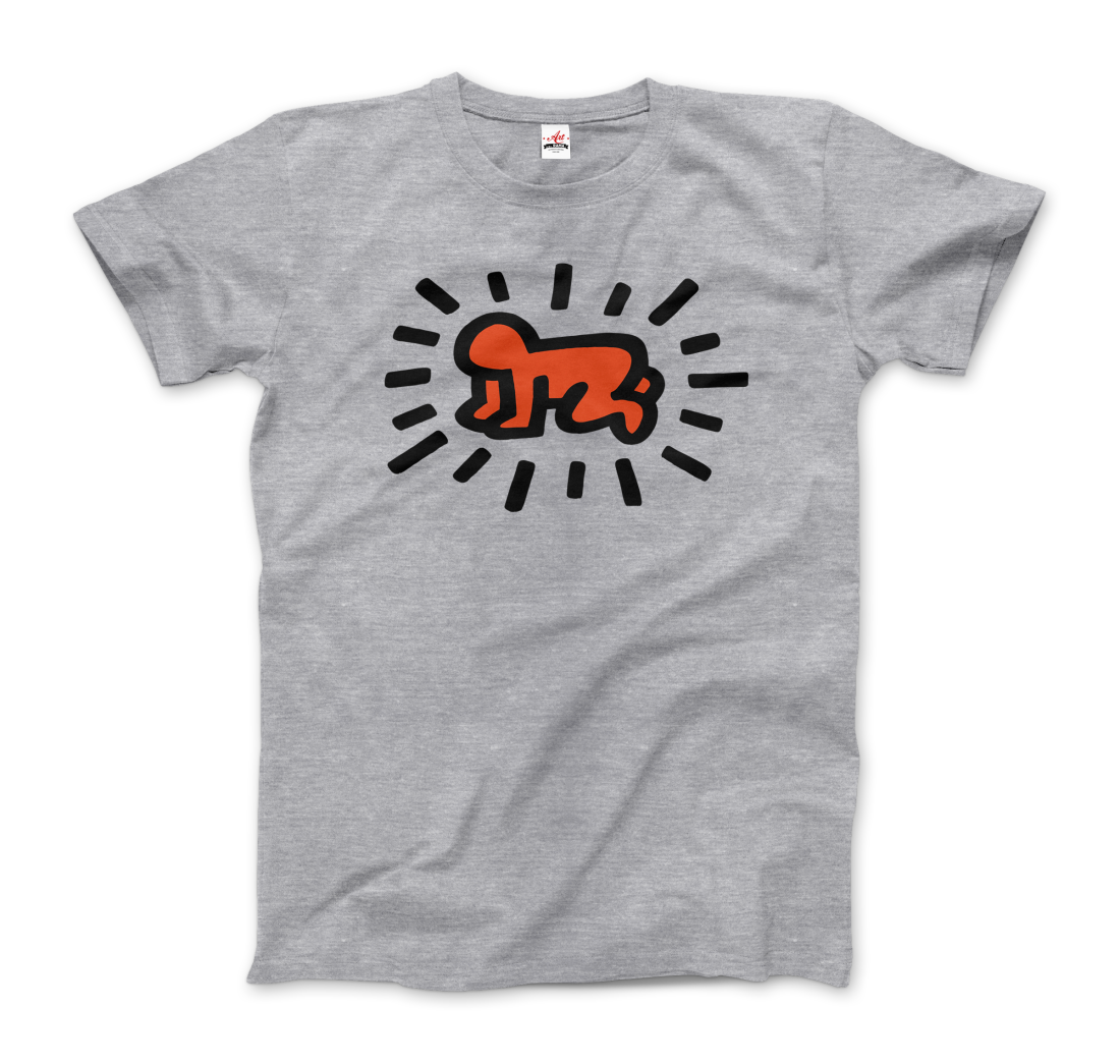 keith haring radiant baby icon 1990 street art t shirt
