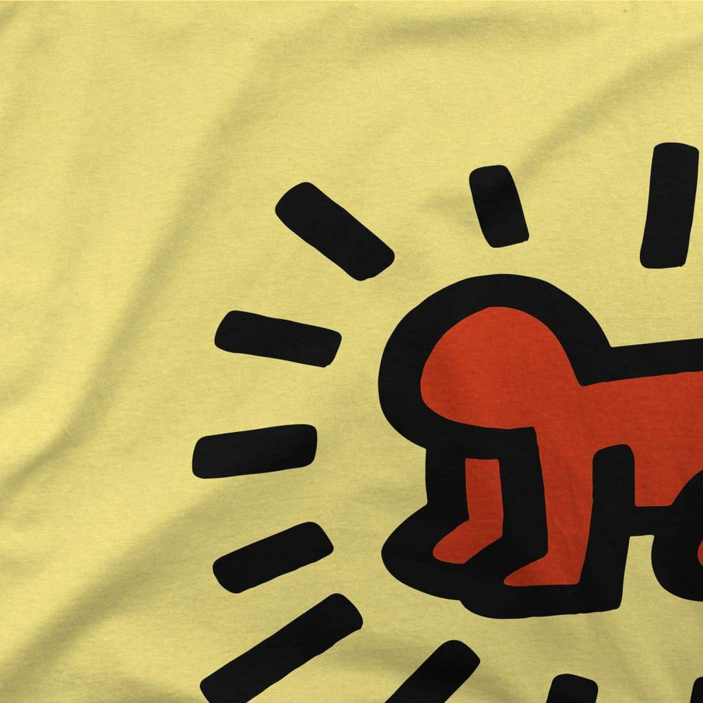 keith haring radiant baby icon 1990 street art t shirt