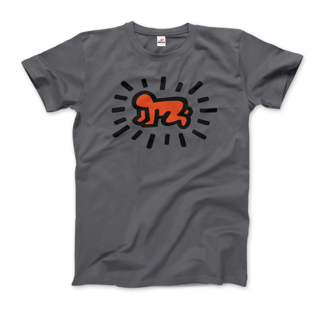 keith haring radiant baby icon 1990 street art t shirt