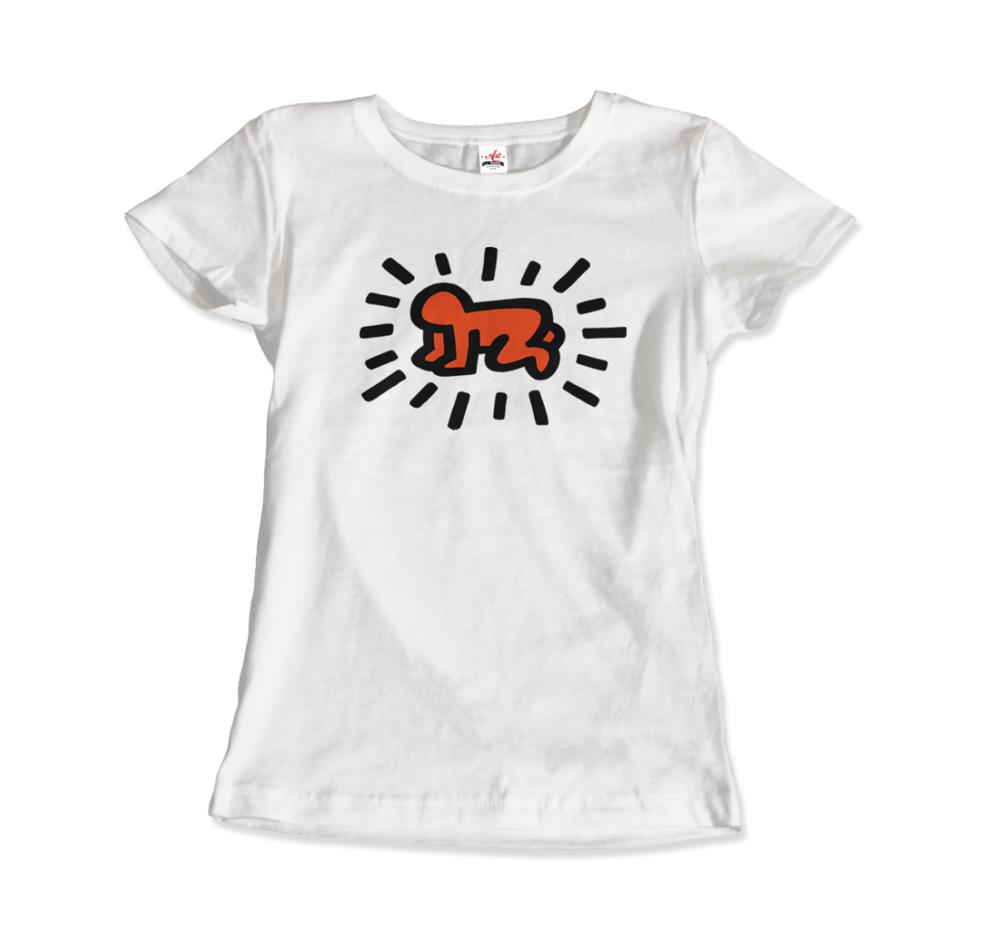 keith haring radiant baby icon 1990 street art t shirt