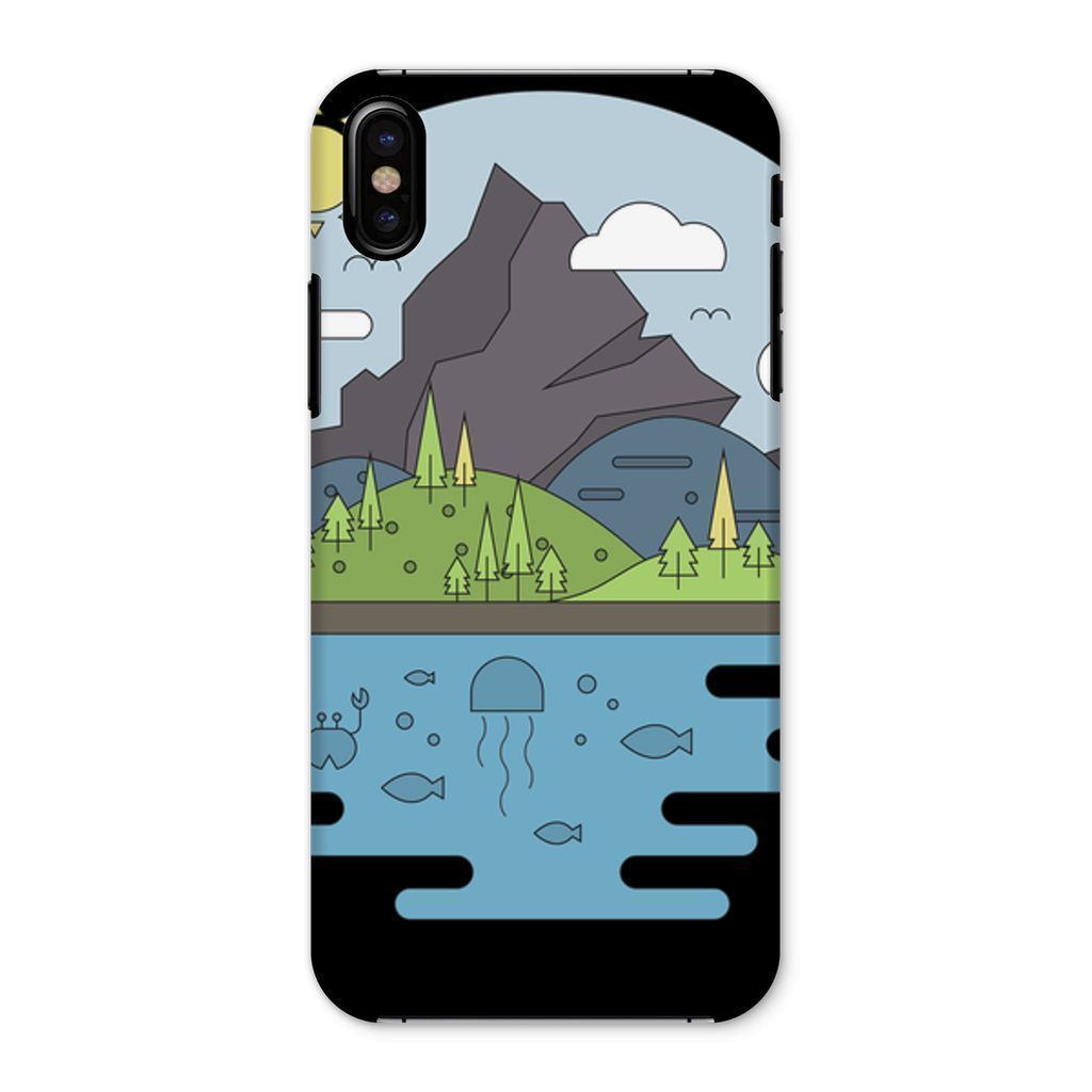 mountains world ii phone case